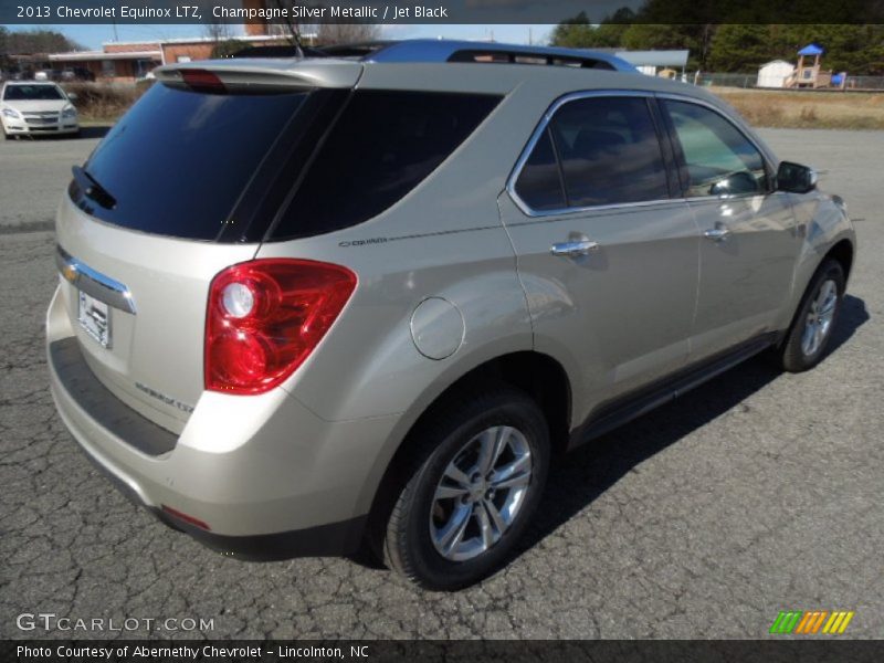 Champagne Silver Metallic / Jet Black 2013 Chevrolet Equinox LTZ