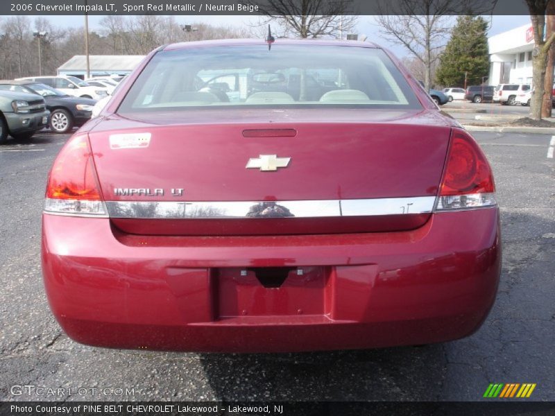 Sport Red Metallic / Neutral Beige 2006 Chevrolet Impala LT