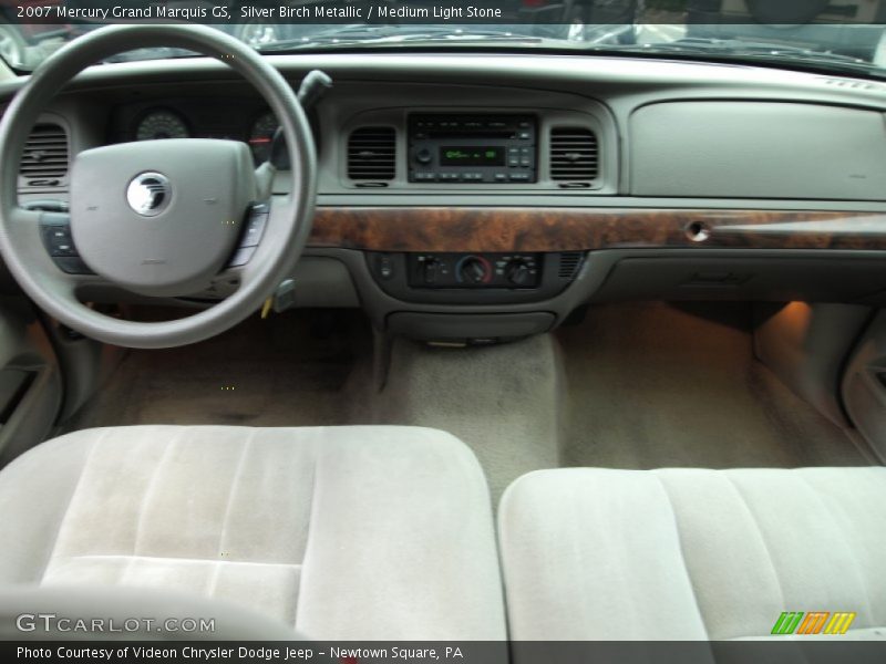 Silver Birch Metallic / Medium Light Stone 2007 Mercury Grand Marquis GS