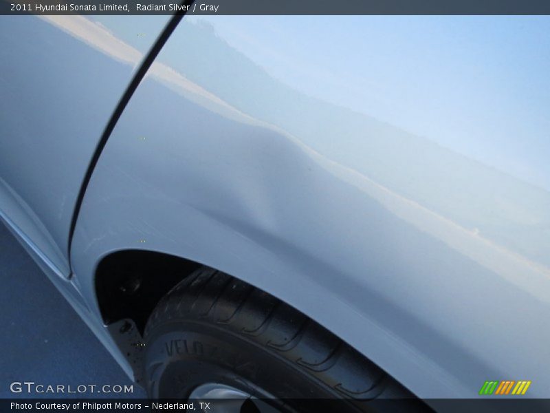 Radiant Silver / Gray 2011 Hyundai Sonata Limited