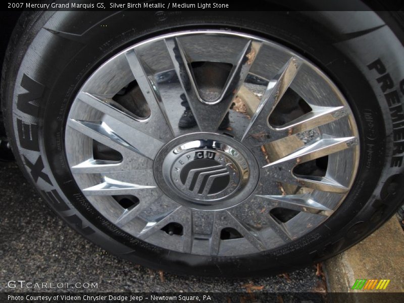 Silver Birch Metallic / Medium Light Stone 2007 Mercury Grand Marquis GS
