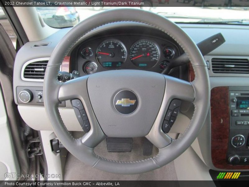 Graystone Metallic / Light Titanium/Dark Titanium 2012 Chevrolet Tahoe LT