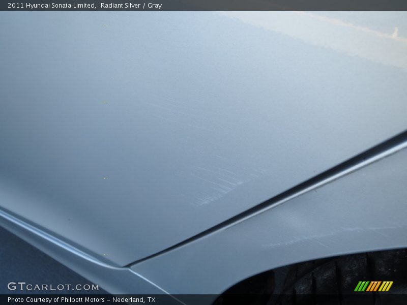Radiant Silver / Gray 2011 Hyundai Sonata Limited