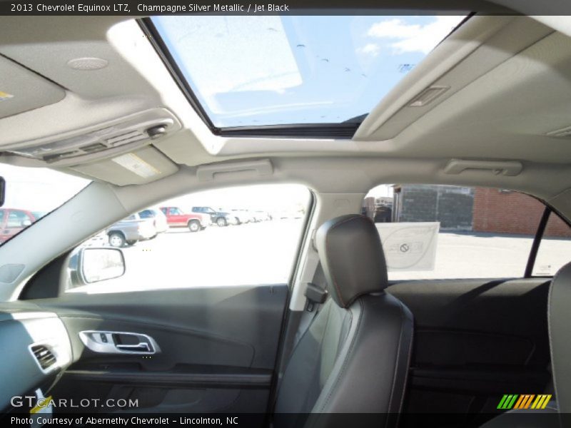 Champagne Silver Metallic / Jet Black 2013 Chevrolet Equinox LTZ