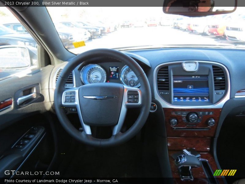 Billet Silver Metallic / Black 2013 Chrysler 300