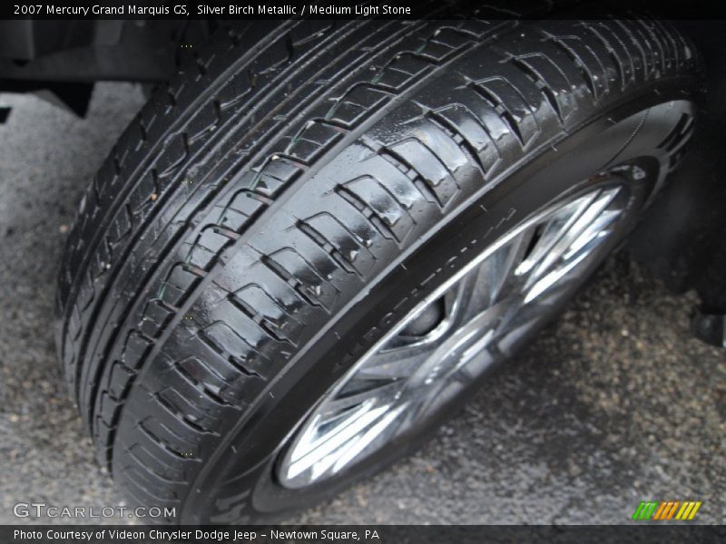Silver Birch Metallic / Medium Light Stone 2007 Mercury Grand Marquis GS
