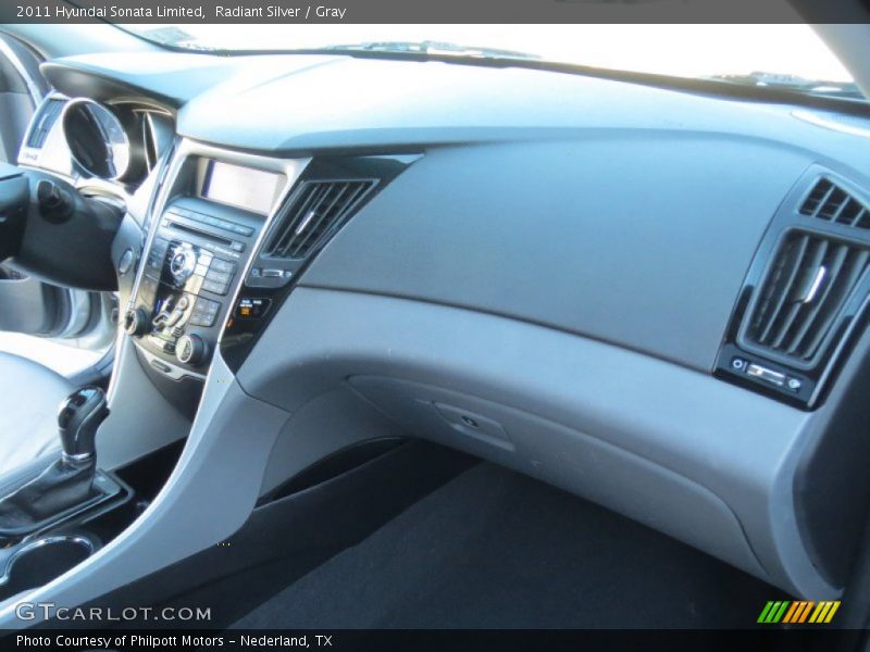Radiant Silver / Gray 2011 Hyundai Sonata Limited