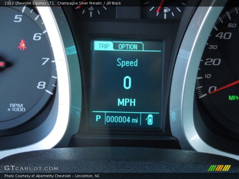 Champagne Silver Metallic / Jet Black 2013 Chevrolet Equinox LTZ