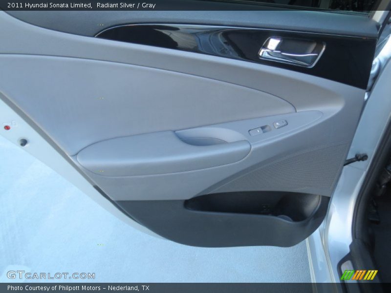 Radiant Silver / Gray 2011 Hyundai Sonata Limited