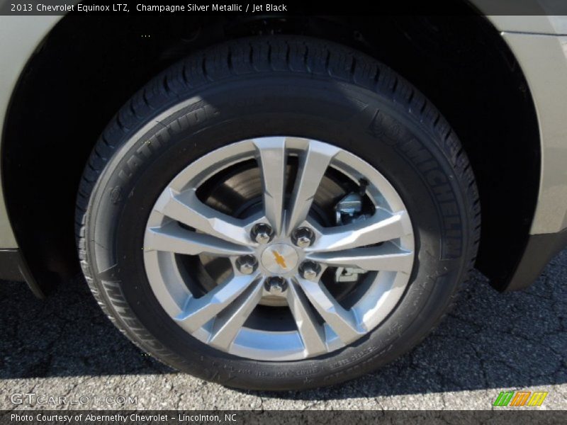 Champagne Silver Metallic / Jet Black 2013 Chevrolet Equinox LTZ