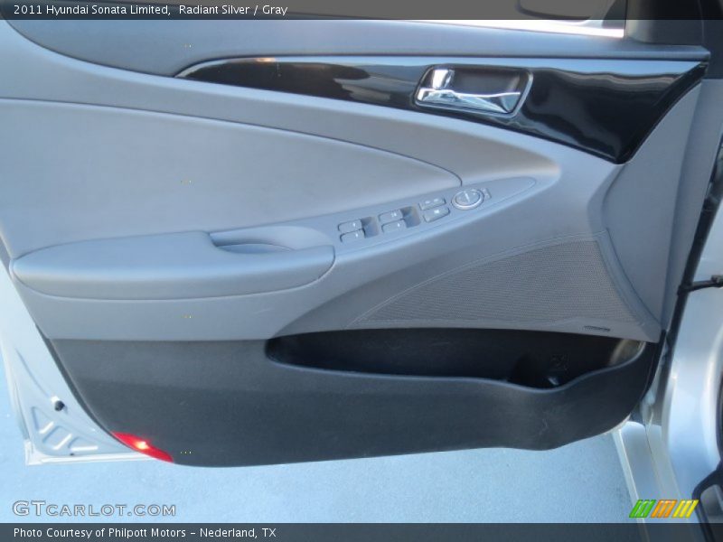 Radiant Silver / Gray 2011 Hyundai Sonata Limited