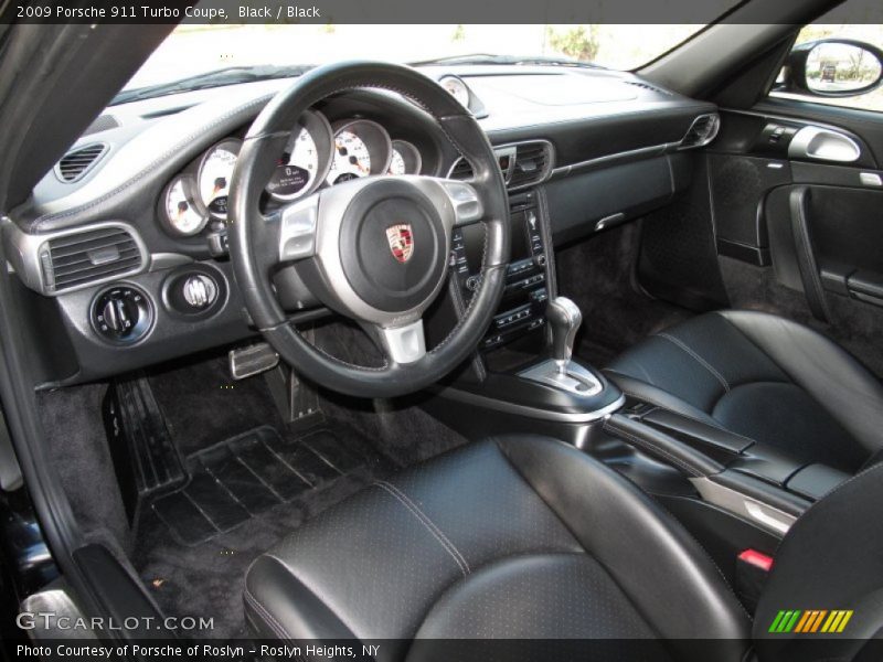  2009 911 Turbo Coupe Black Interior