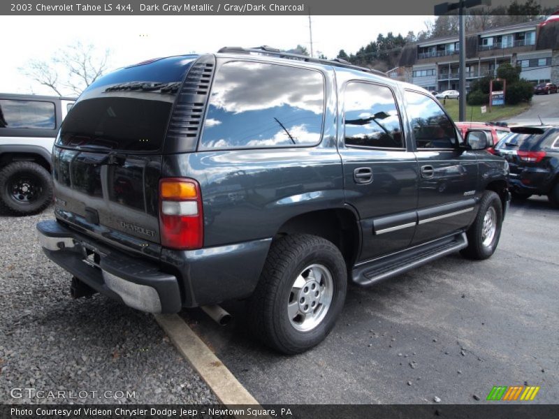 Dark Gray Metallic / Gray/Dark Charcoal 2003 Chevrolet Tahoe LS 4x4