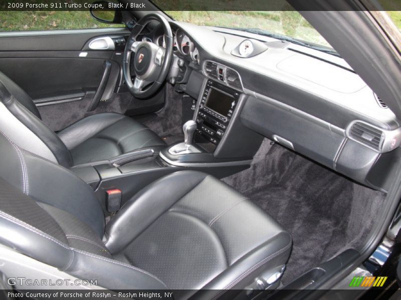  2009 911 Turbo Coupe Black Interior