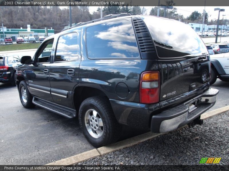 Dark Gray Metallic / Gray/Dark Charcoal 2003 Chevrolet Tahoe LS 4x4