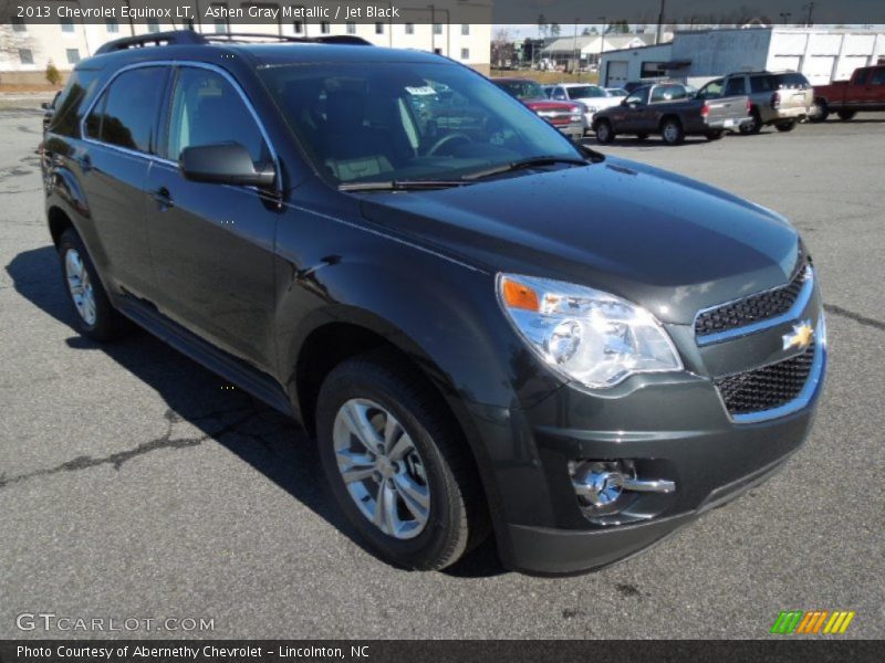 Ashen Gray Metallic / Jet Black 2013 Chevrolet Equinox LT