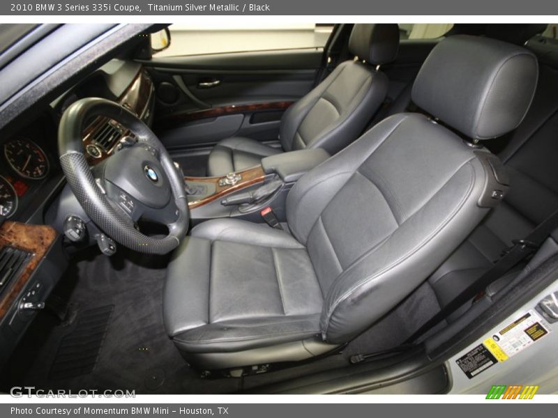 Front Seat of 2010 3 Series 335i Coupe