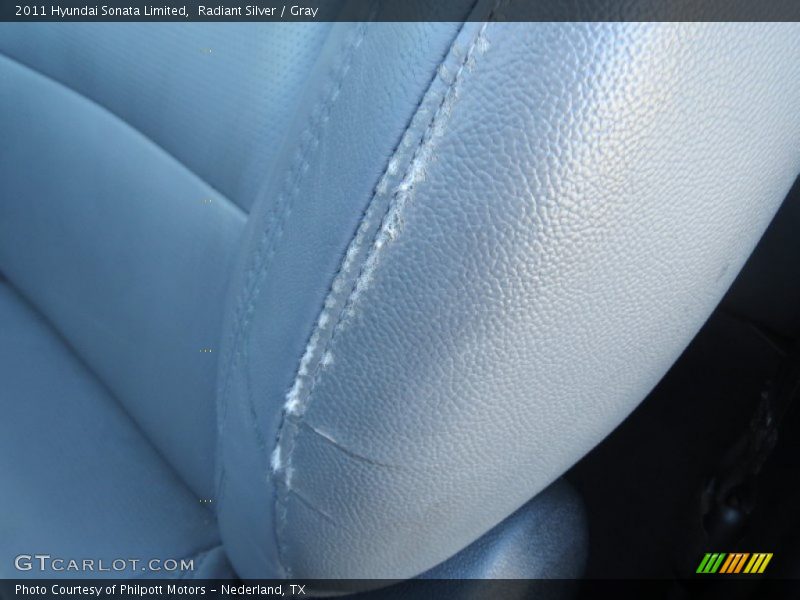 Radiant Silver / Gray 2011 Hyundai Sonata Limited