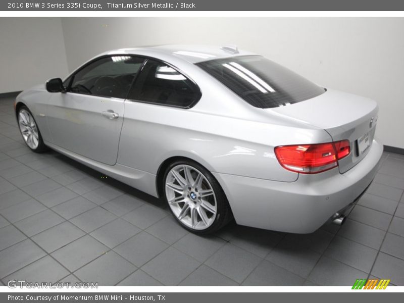 Titanium Silver Metallic / Black 2010 BMW 3 Series 335i Coupe