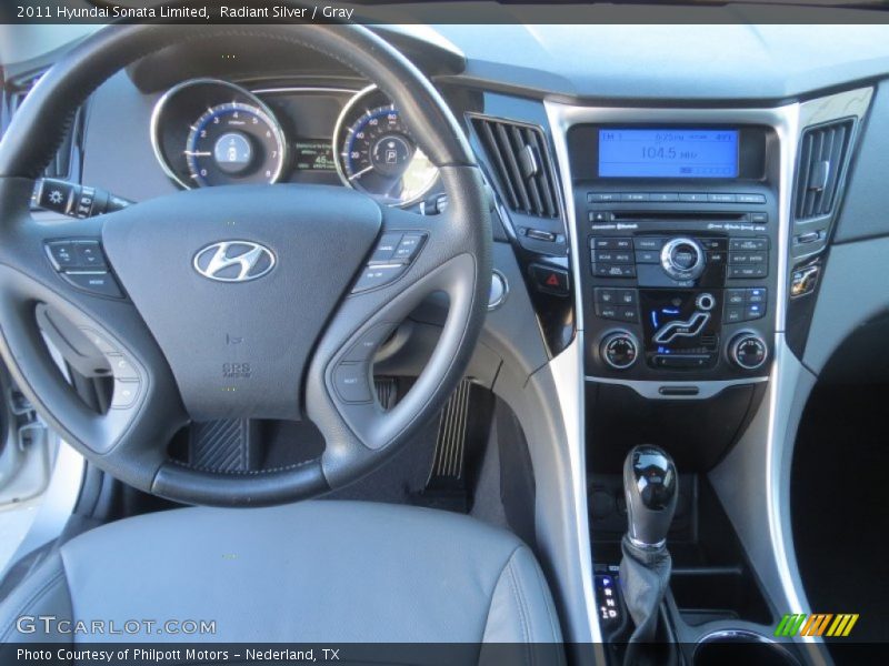 Radiant Silver / Gray 2011 Hyundai Sonata Limited
