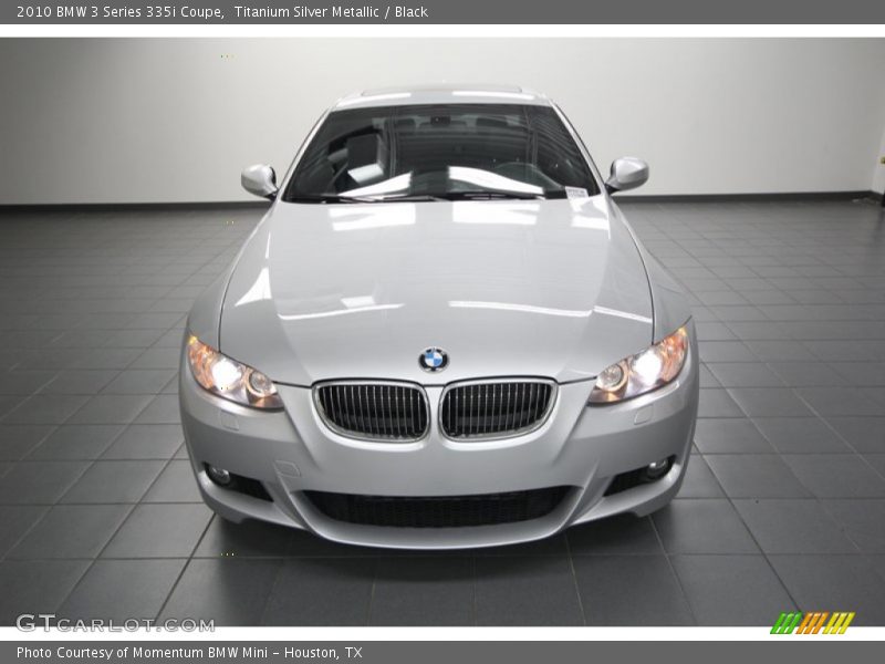 Titanium Silver Metallic / Black 2010 BMW 3 Series 335i Coupe