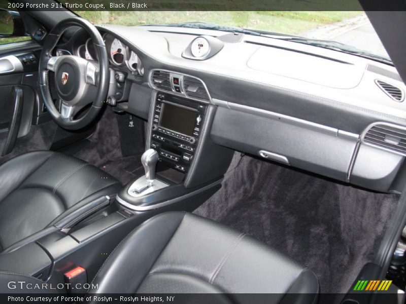 Black / Black 2009 Porsche 911 Turbo Coupe