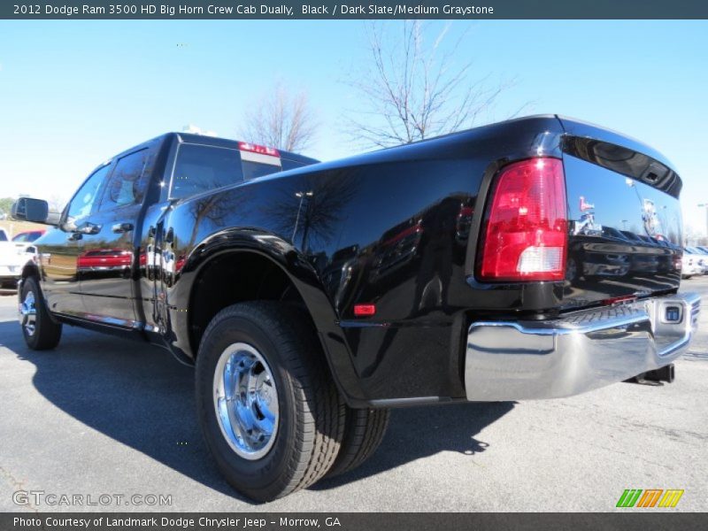 Black / Dark Slate/Medium Graystone 2012 Dodge Ram 3500 HD Big Horn Crew Cab Dually