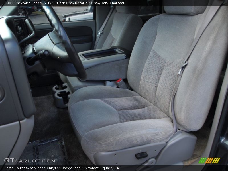 Dark Gray Metallic / Gray/Dark Charcoal 2003 Chevrolet Tahoe LS 4x4