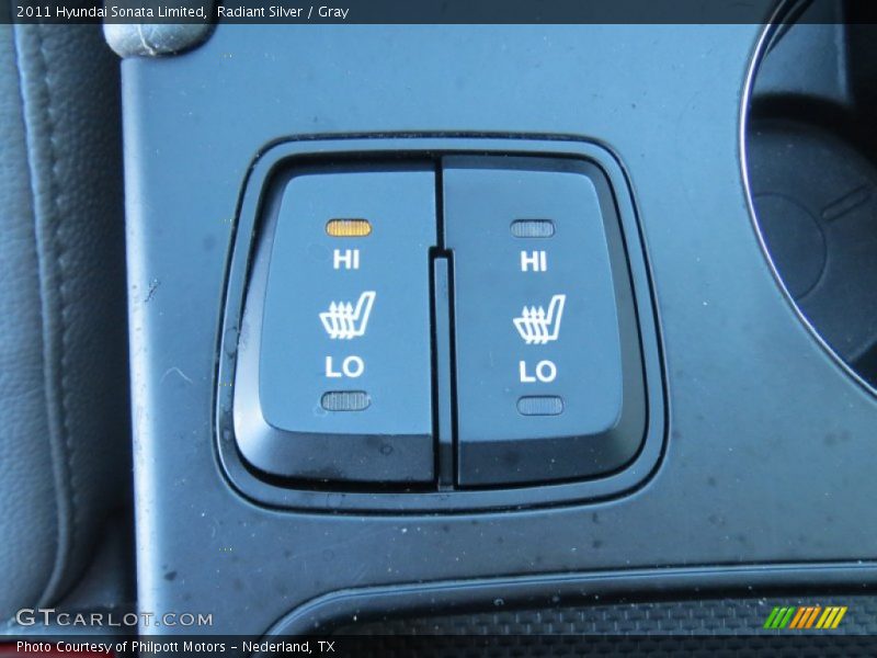 Radiant Silver / Gray 2011 Hyundai Sonata Limited