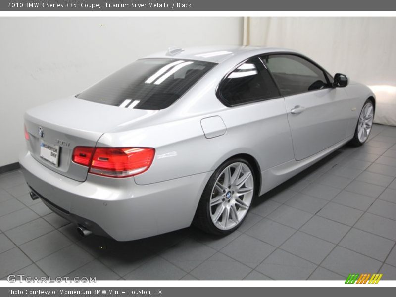 Titanium Silver Metallic / Black 2010 BMW 3 Series 335i Coupe