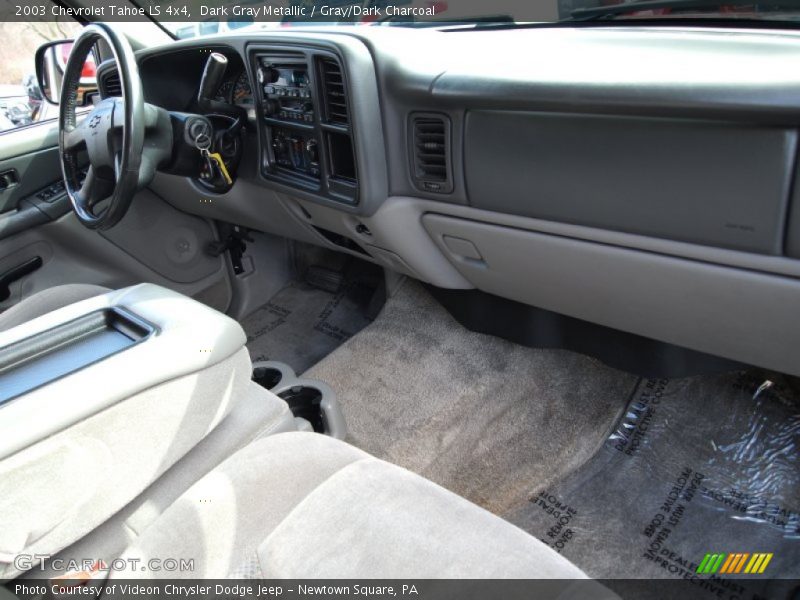 Dark Gray Metallic / Gray/Dark Charcoal 2003 Chevrolet Tahoe LS 4x4