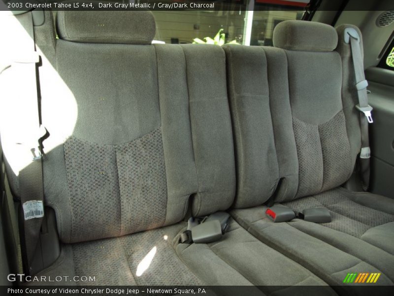 Dark Gray Metallic / Gray/Dark Charcoal 2003 Chevrolet Tahoe LS 4x4