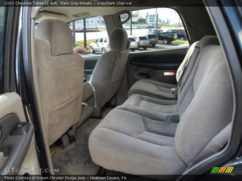 Dark Gray Metallic / Gray/Dark Charcoal 2003 Chevrolet Tahoe LS 4x4