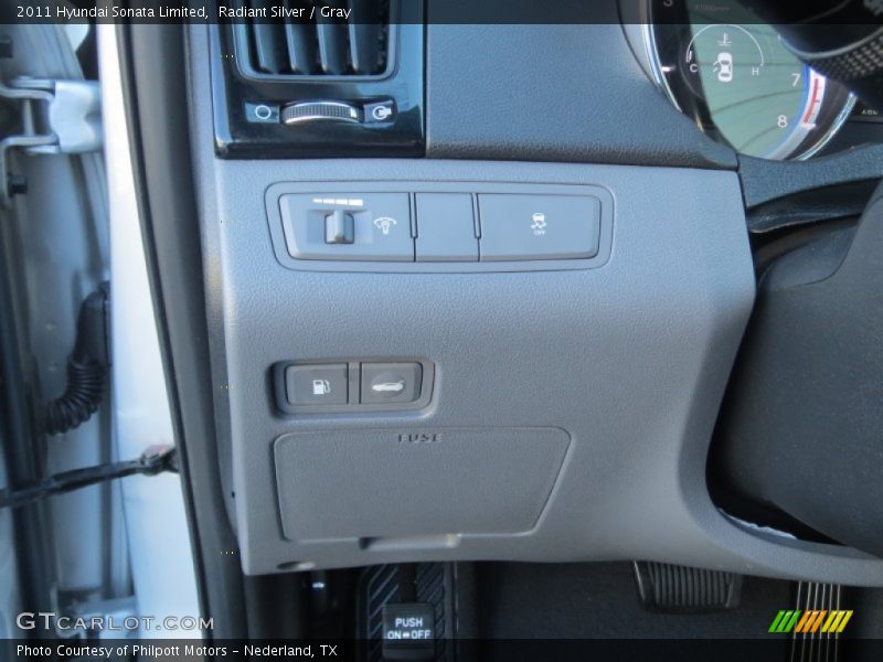 Radiant Silver / Gray 2011 Hyundai Sonata Limited