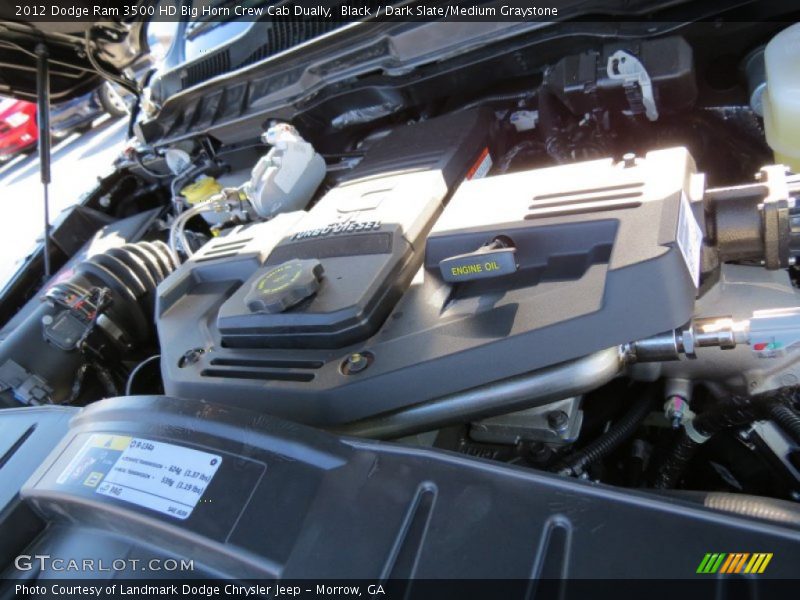  2012 Ram 3500 HD Big Horn Crew Cab Dually Engine - 6.7 Liter OHV 24-Valve Cummins VGT Turbo-Diesel Inline 6 Cylinder