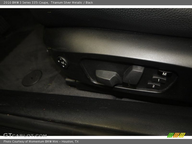 Titanium Silver Metallic / Black 2010 BMW 3 Series 335i Coupe