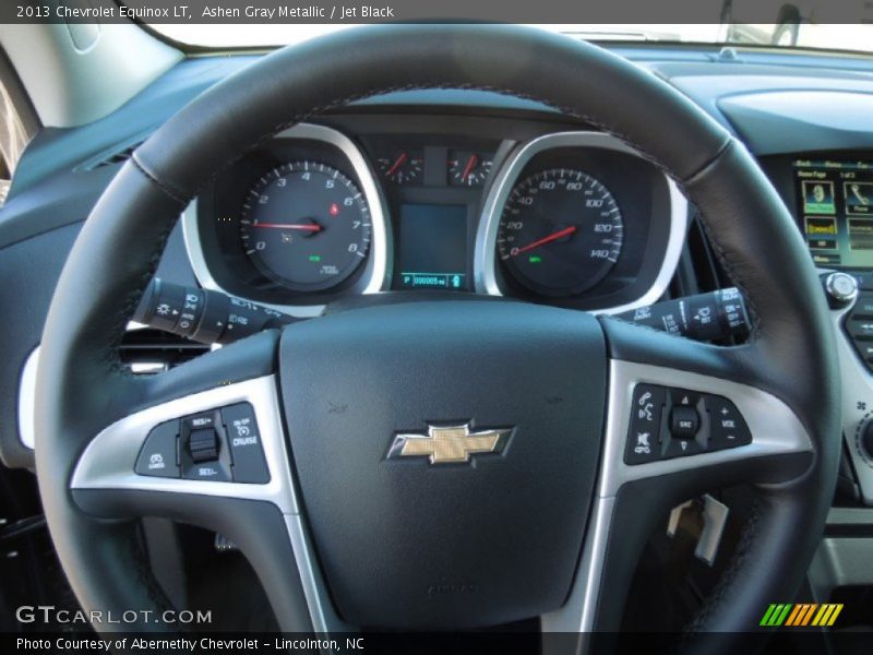Ashen Gray Metallic / Jet Black 2013 Chevrolet Equinox LT