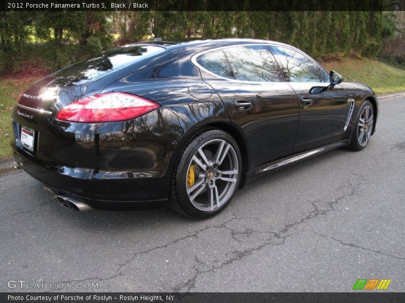 Black / Black 2012 Porsche Panamera Turbo S