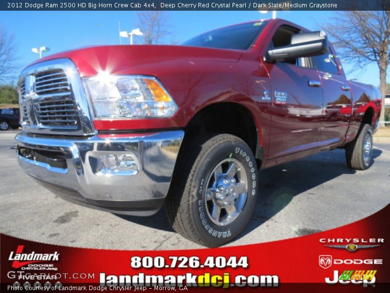 Deep Cherry Red Crystal Pearl / Dark Slate/Medium Graystone 2012 Dodge Ram 2500 HD Big Horn Crew Cab 4x4