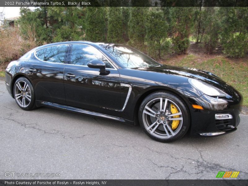 Black / Black 2012 Porsche Panamera Turbo S