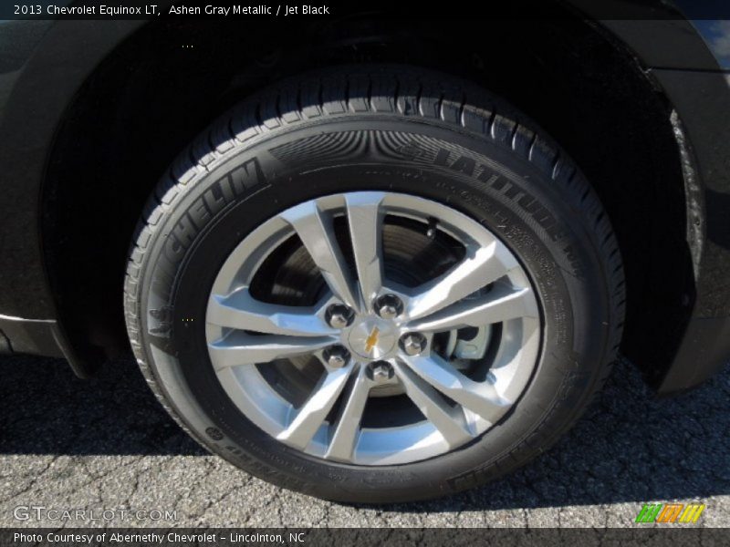 Ashen Gray Metallic / Jet Black 2013 Chevrolet Equinox LT