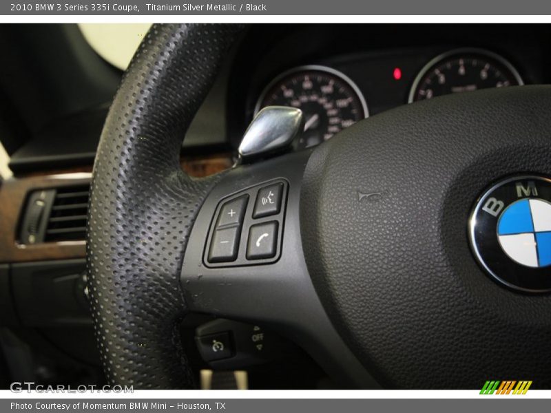 Titanium Silver Metallic / Black 2010 BMW 3 Series 335i Coupe