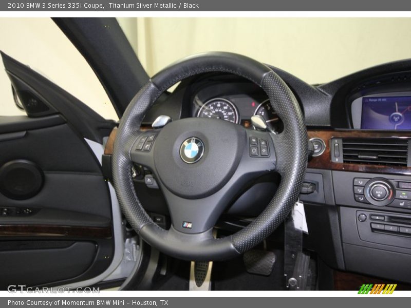 Titanium Silver Metallic / Black 2010 BMW 3 Series 335i Coupe