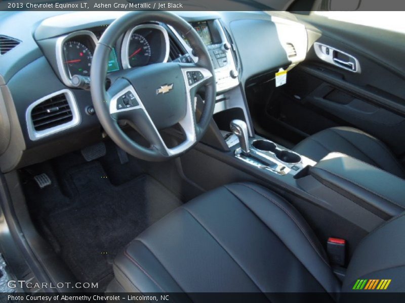 Ashen Gray Metallic / Jet Black 2013 Chevrolet Equinox LT