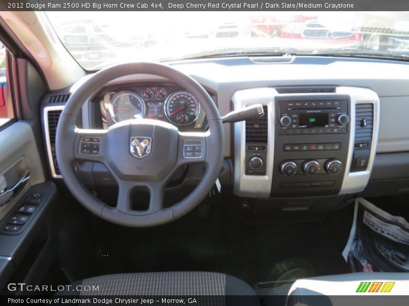 Deep Cherry Red Crystal Pearl / Dark Slate/Medium Graystone 2012 Dodge Ram 2500 HD Big Horn Crew Cab 4x4