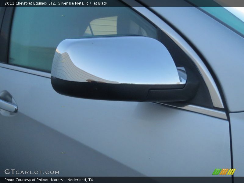 Silver Ice Metallic / Jet Black 2011 Chevrolet Equinox LTZ