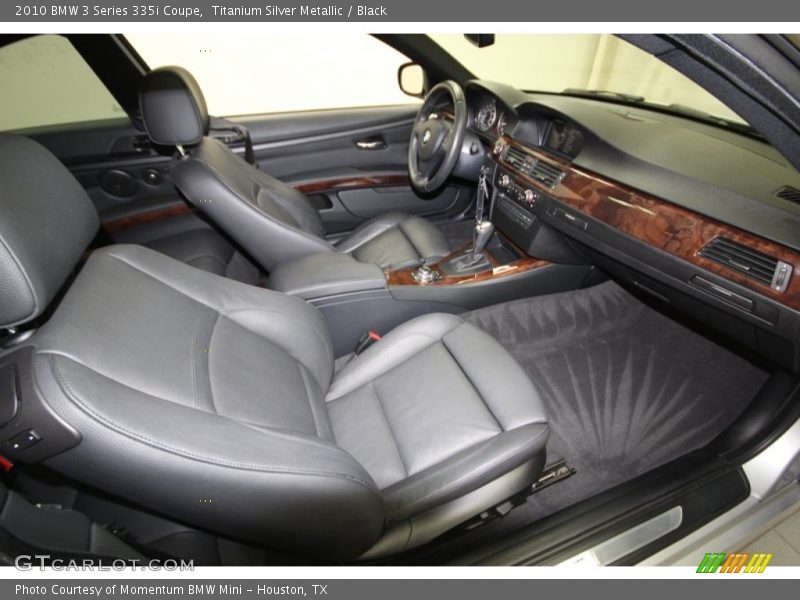 Titanium Silver Metallic / Black 2010 BMW 3 Series 335i Coupe
