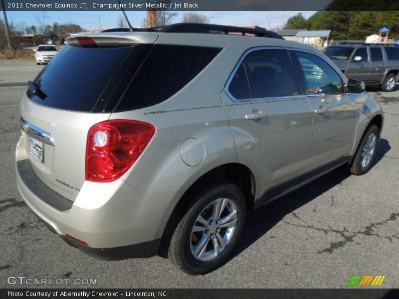 Champagne Silver Metallic / Jet Black 2013 Chevrolet Equinox LT
