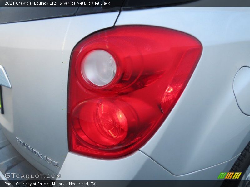 Silver Ice Metallic / Jet Black 2011 Chevrolet Equinox LTZ
