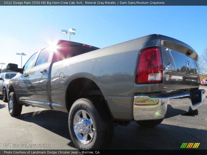 Mineral Gray Metallic / Dark Slate/Medium Graystone 2012 Dodge Ram 2500 HD Big Horn Crew Cab 4x4